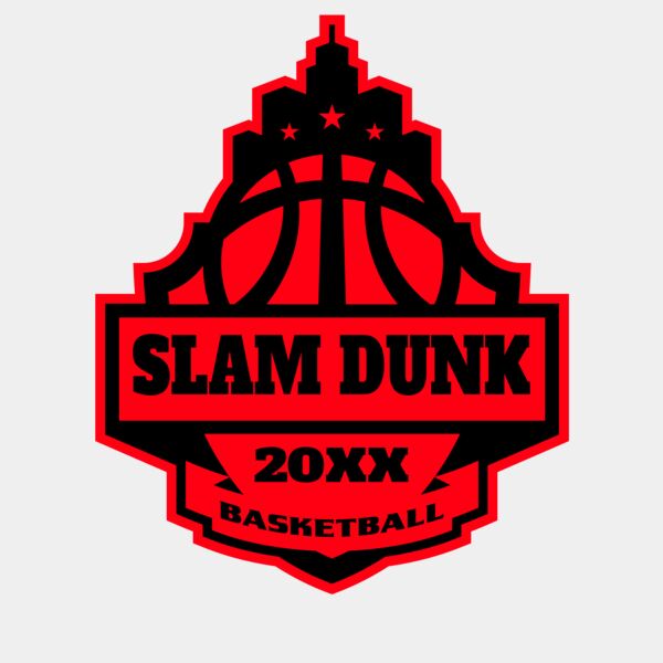 SLAM DUNK Basketball Logo Template Thumbnail
