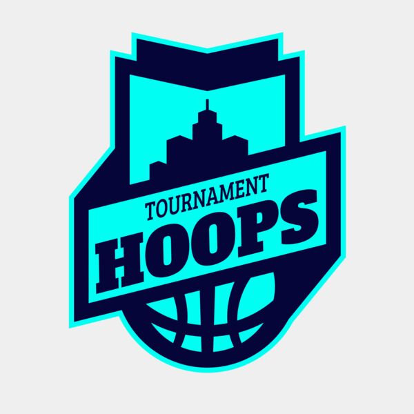 Hoops Tournament Basketball logo template Thumbnail