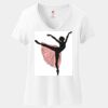 Women's Perfect T Cotton V Neck T Shirt Thumbnail