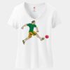 Women's Perfect T Cotton V Neck T Shirt Thumbnail