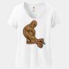 Women's Perfect T Cotton V Neck T Shirt Thumbnail