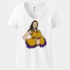 Women's Perfect T Cotton V Neck T Shirt Thumbnail
