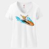Women's Perfect T Cotton V Neck T Shirt Thumbnail