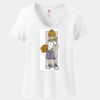 Women's Perfect T Cotton V Neck T Shirt Thumbnail