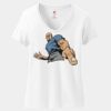 Women's Perfect T Cotton V Neck T Shirt Thumbnail