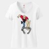 Women's Perfect T Cotton V Neck T Shirt Thumbnail