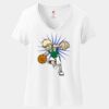 Women's Perfect T Cotton V Neck T Shirt Thumbnail
