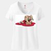 Women's Perfect T Cotton V Neck T Shirt Thumbnail