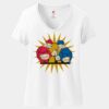 Women's Perfect T Cotton V Neck T Shirt Thumbnail
