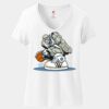 Women's Perfect T Cotton V Neck T Shirt Thumbnail
