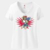 Women's Perfect T Cotton V Neck T Shirt Thumbnail