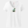 Women's Perfect T Cotton V Neck T Shirt Thumbnail