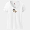 Women's Perfect T Cotton V Neck T Shirt Thumbnail
