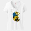 Women's Perfect T Cotton V Neck T Shirt Thumbnail