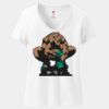 Women's Perfect T Cotton V Neck T Shirt Thumbnail
