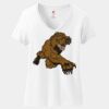 Women's Perfect T Cotton V Neck T Shirt Thumbnail
