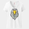 Women's Perfect T Cotton V Neck T Shirt Thumbnail