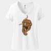 Women's Perfect T Cotton V Neck T Shirt Thumbnail