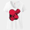 Women's Perfect T Cotton V Neck T Shirt Thumbnail