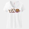 Women's Perfect T Cotton V Neck T Shirt Thumbnail