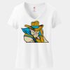 Women's Perfect T Cotton V Neck T Shirt Thumbnail