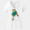 Women's Perfect T Cotton V Neck T Shirt Thumbnail