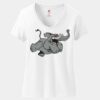 Women's Perfect T Cotton V Neck T Shirt Thumbnail