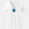 Women's Perfect T Cotton V Neck T Shirt Thumbnail