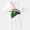 Women's Perfect T Cotton V Neck T Shirt Thumbnail