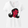 Women's Perfect T Cotton V Neck T Shirt Thumbnail