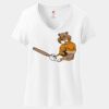 Women's Perfect T Cotton V Neck T Shirt Thumbnail