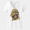 Women's Perfect T Cotton V Neck T Shirt Thumbnail