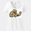 Women's Perfect T Cotton V Neck T Shirt Thumbnail
