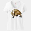 Women's Perfect T Cotton V Neck T Shirt Thumbnail