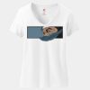 Women's Perfect T Cotton V Neck T Shirt Thumbnail