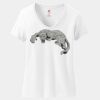Women's Perfect T Cotton V Neck T Shirt Thumbnail