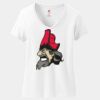 Women's Perfect T Cotton V Neck T Shirt Thumbnail