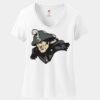 Women's Perfect T Cotton V Neck T Shirt Thumbnail