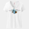 Women's Perfect T Cotton V Neck T Shirt Thumbnail