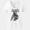 Women's Perfect T Cotton V Neck T Shirt Thumbnail