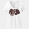 Women's Perfect T Cotton V Neck T Shirt Thumbnail