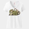 Women's Perfect T Cotton V Neck T Shirt Thumbnail