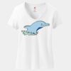 Women's Perfect T Cotton V Neck T Shirt Thumbnail