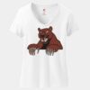 Women's Perfect T Cotton V Neck T Shirt Thumbnail