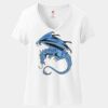 Women's Perfect T Cotton V Neck T Shirt Thumbnail