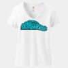 Women's Perfect T Cotton V Neck T Shirt Thumbnail