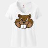 Women's Perfect T Cotton V Neck T Shirt Thumbnail