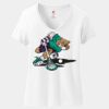 Women's Perfect T Cotton V Neck T Shirt Thumbnail