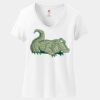 Women's Perfect T Cotton V Neck T Shirt Thumbnail