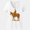 Women's Perfect T Cotton V Neck T Shirt Thumbnail